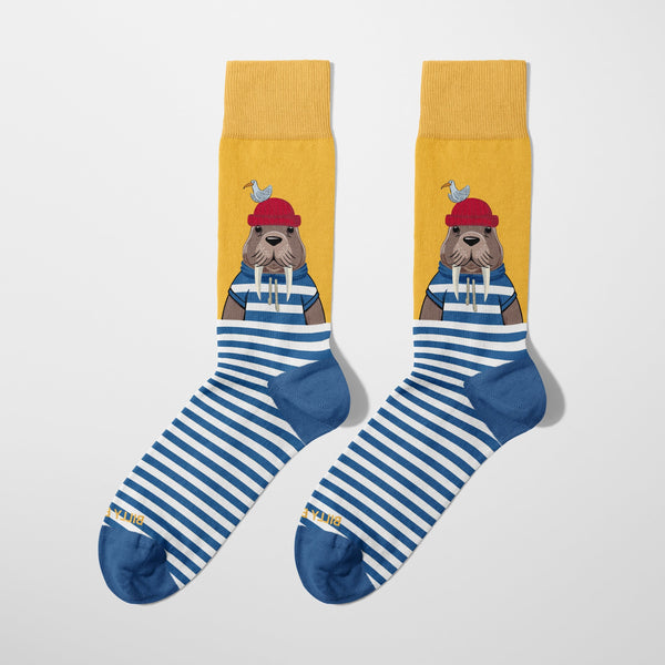 Tusked Friend Socks