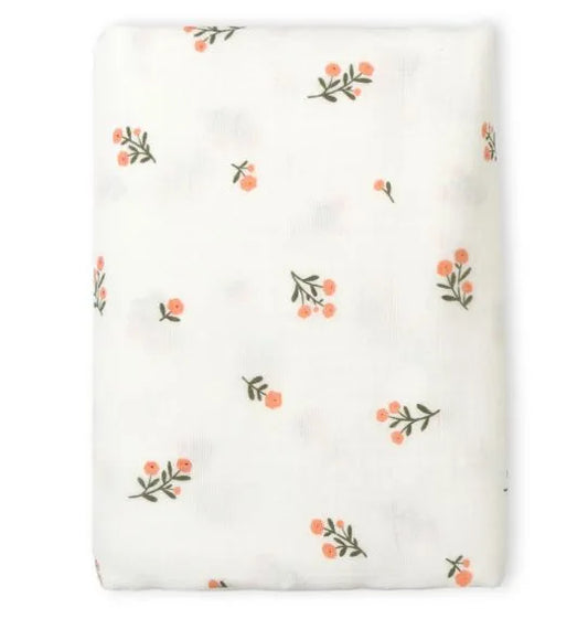 Lange Coton Bio XL Petites Fleurs A Little Lovely Company - OFCK.fr