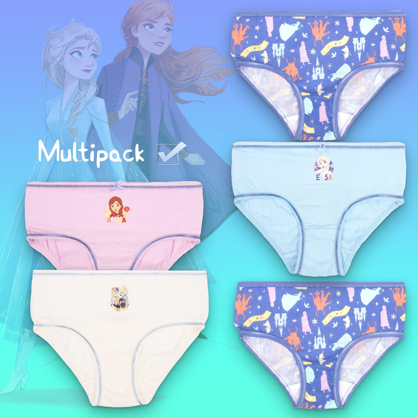 Disney La Reine des Neiges Underwear