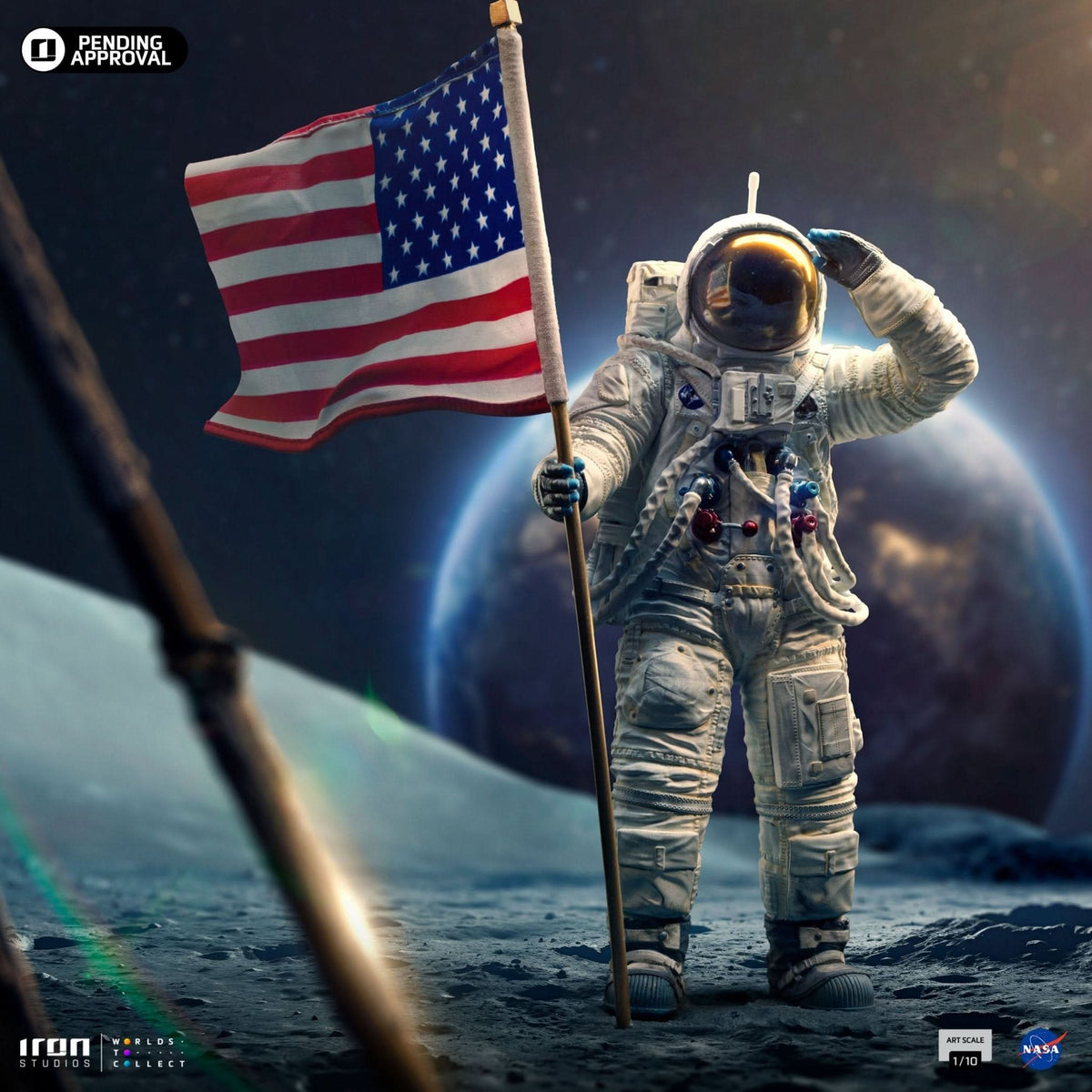 Apollo 11 Astronaut Statue - Nasa - Art Scale 1/10 - Alien