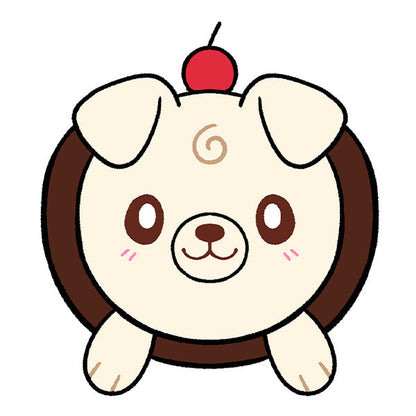 Peluche Squishable – Neapolitan Glace Teckel