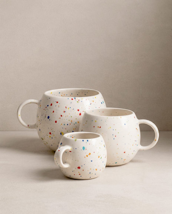 Mug boule New Party blanc – 250 ml