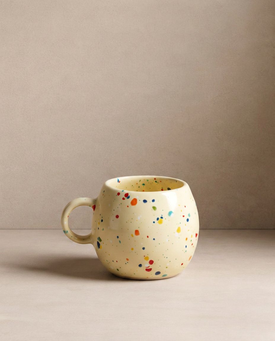 New Party Ball Mug 90ml - Mix 6 Pieces