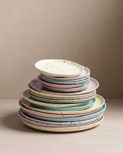 New Party Chill Dining Set 18 Pieces Mixed Colors