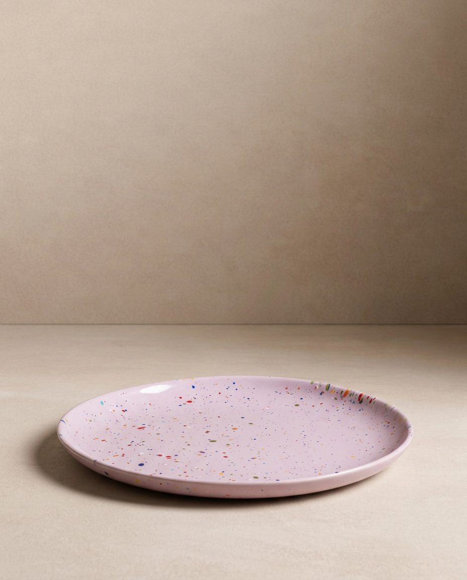 New Party Dinner Plate 27cm - Assorted 6 Pieces