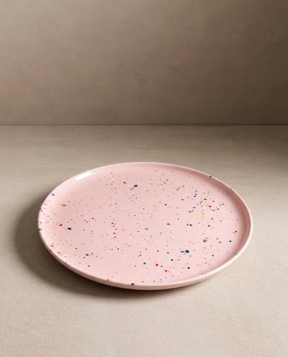 New Party Dinner Plate 27cm - Assorted 6 Pieces