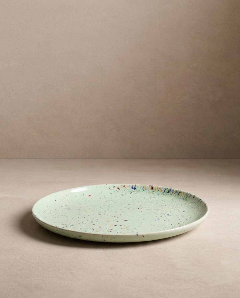 New Party Dinner Plate 27cm Green
