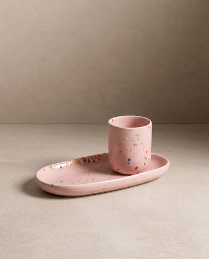 Tasse à expresso / coquetier New Party – Rose