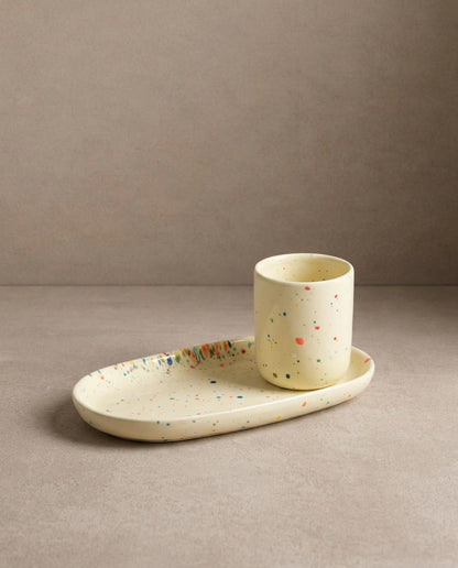 Tasse à expresso / coquetier New Party – Jaune