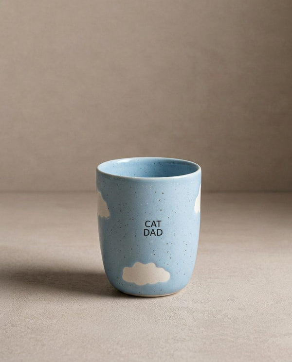 Cloud Medium Cup 220ml Cat Dad