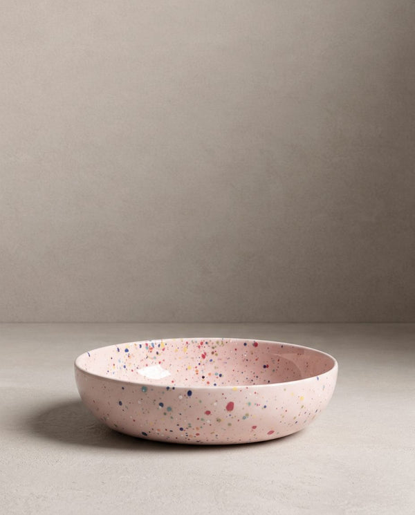 New Party Pasta Plate 21cm Pink