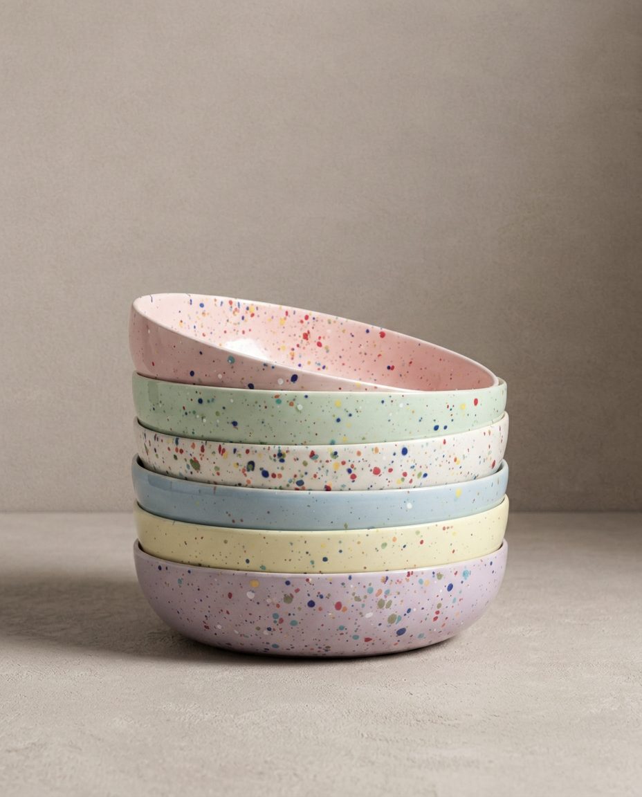 New Party Pasta Plate 21cm Green