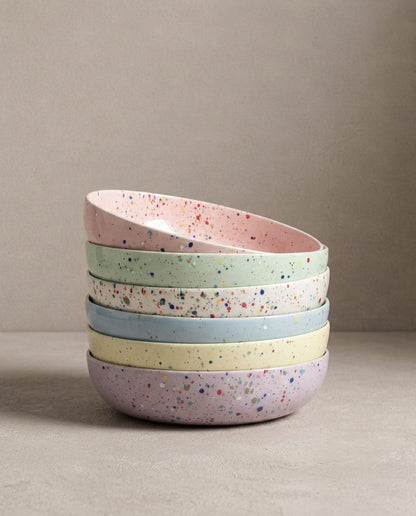 New Party Pasta Plate 21cm Soft Blue