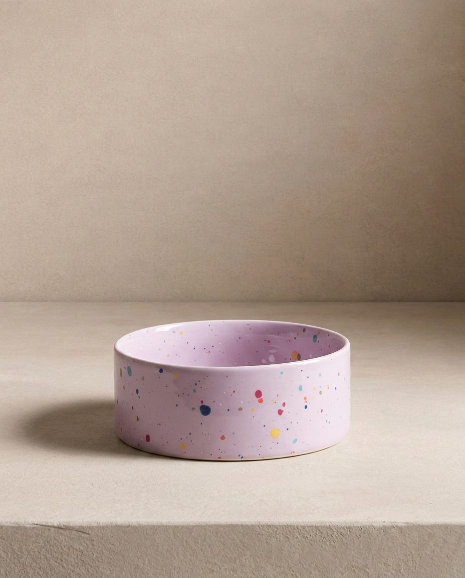 New Party Pet Bowl 14cm Set 2 Lilac