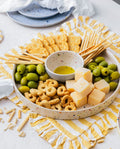 Plateau rond New Party – 28 cm – Blanc