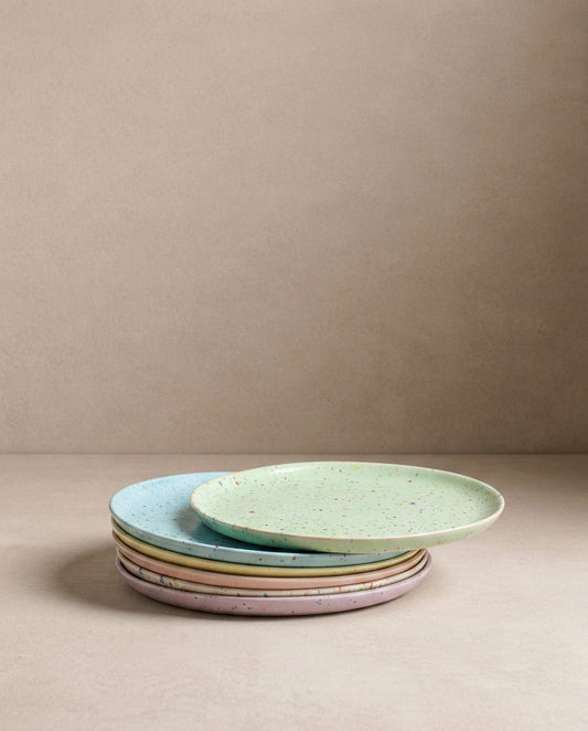 New Party Dinner Plate 27cm - Assorted 6 Pieces