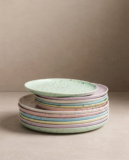 New Party Dinner Plate 27cm - Assorted 6 Pieces