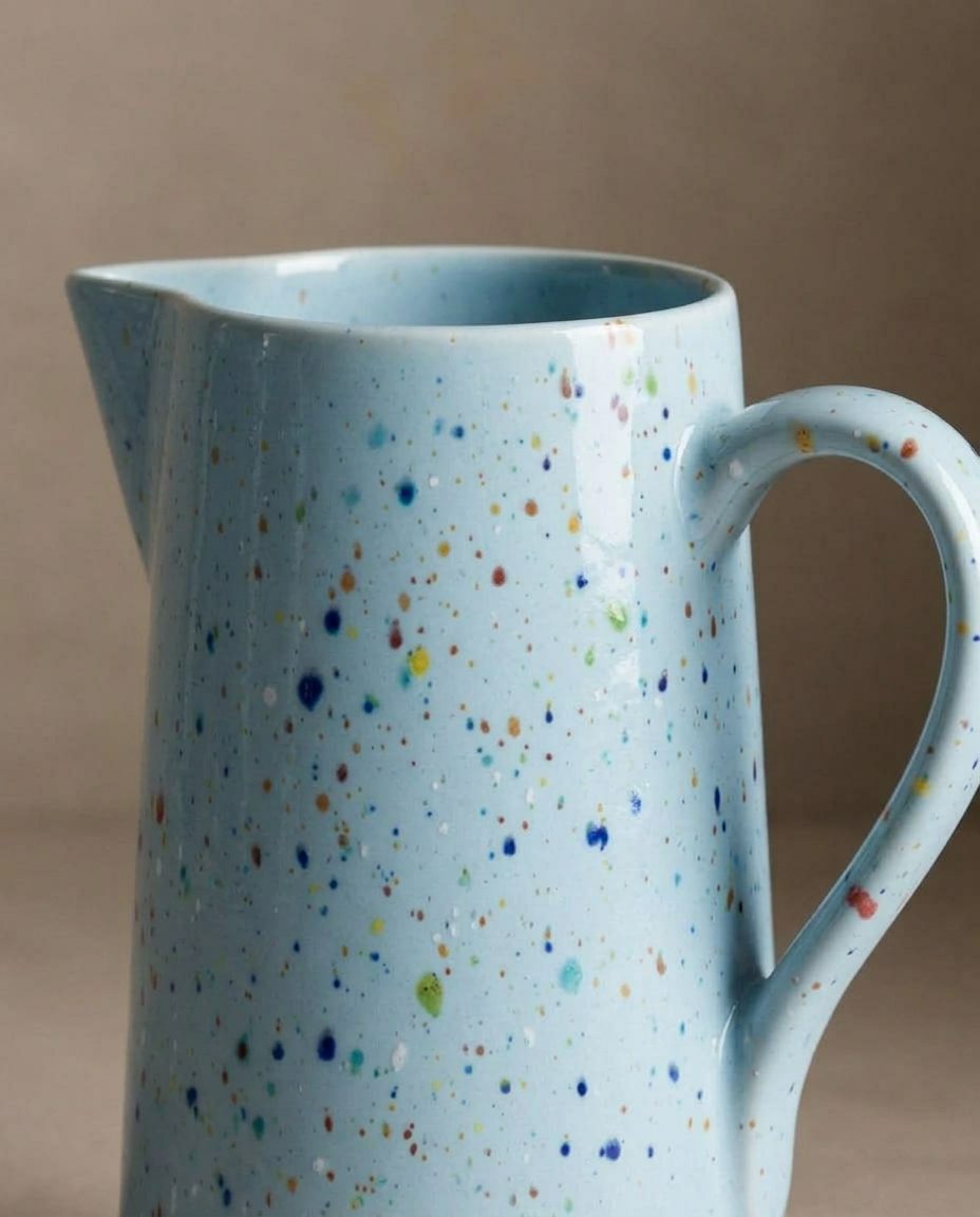 New Party Stoneware Pitcher 1.5L Soft Blue