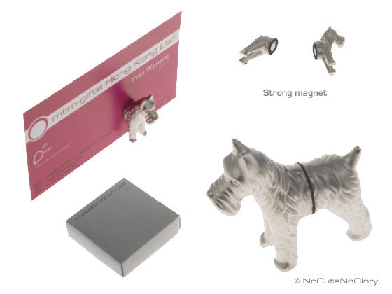 Scottish terrier magnetic photo holder