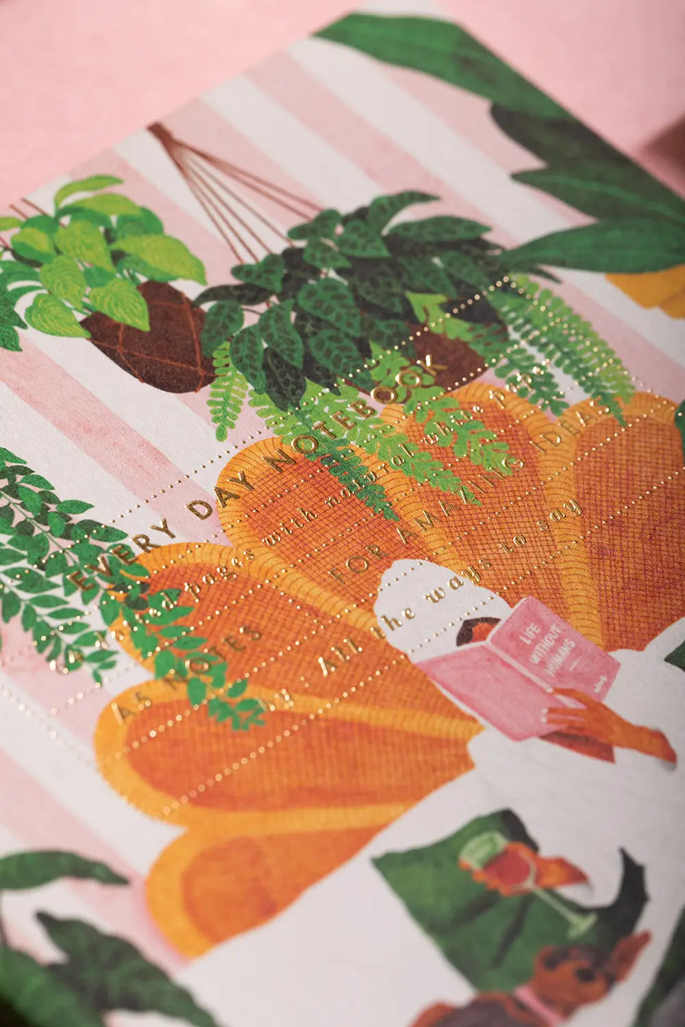 Life With Pets & Plants - A5 Notebook