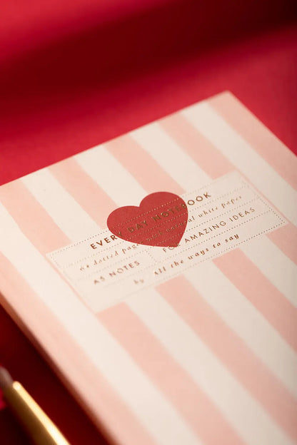 Pink stripes - A5 notebook