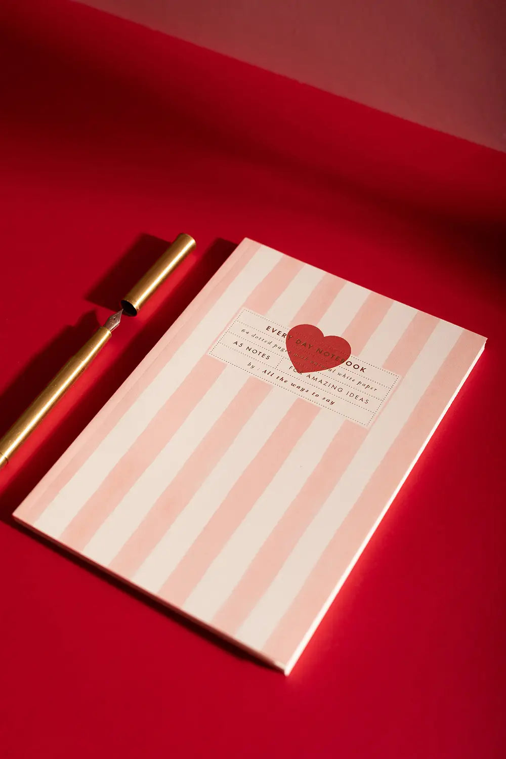 Pink stripes - A5 notebook