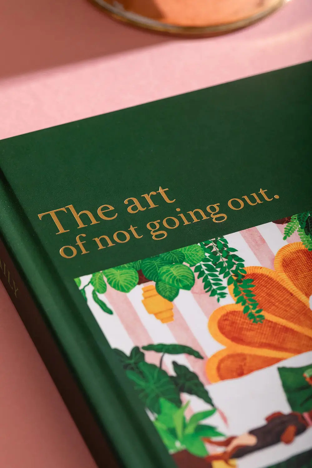 The Art of Not Going Out - A5 Hardcover Notebook