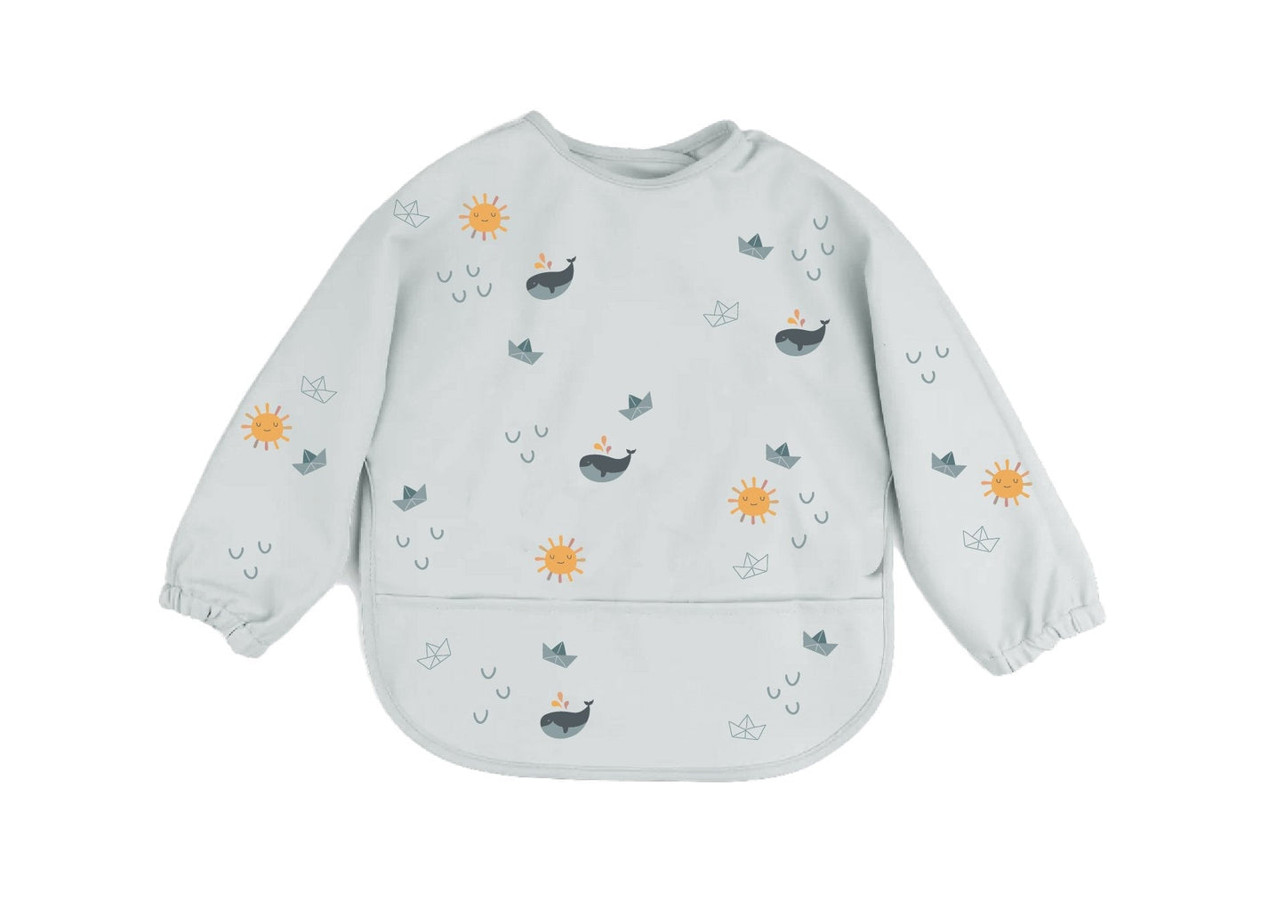 Long-sleeved bib ORIGAMI
