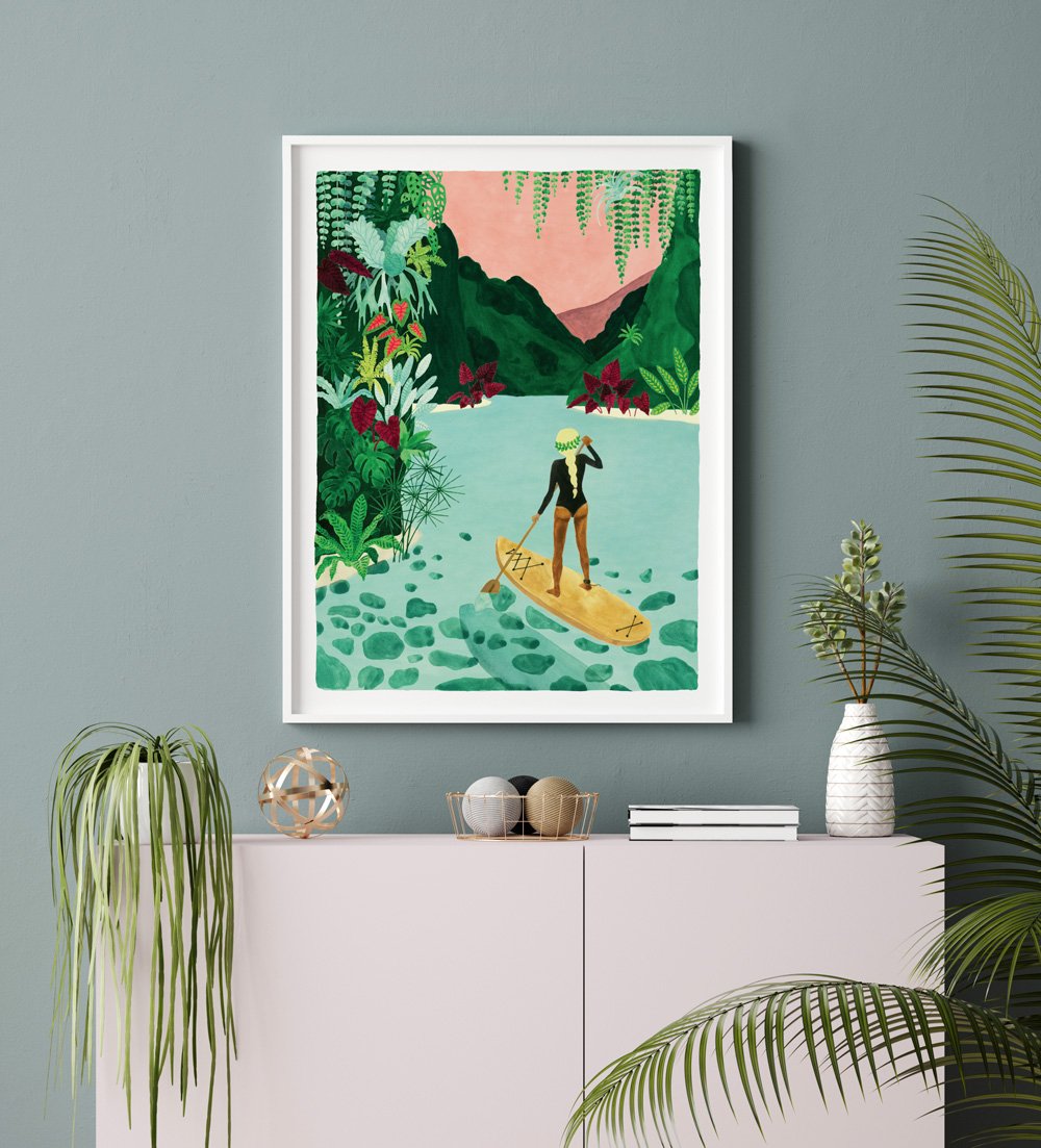 Paddle Girl - Poster
