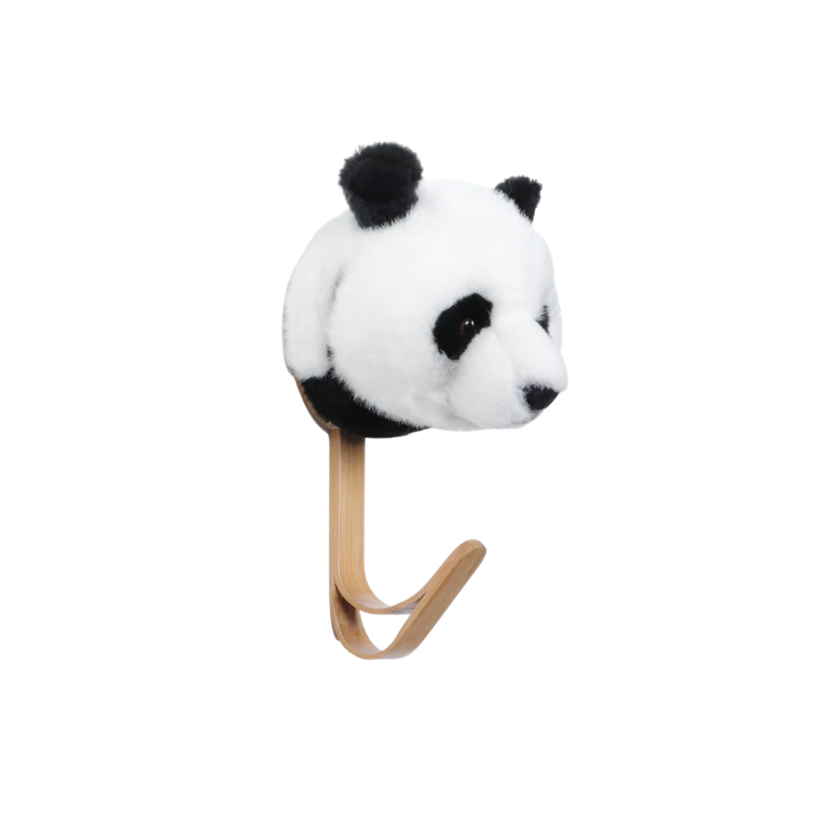 Panda plush coat rack