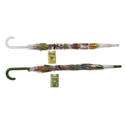 Transparent Umbrella for Children with Animals