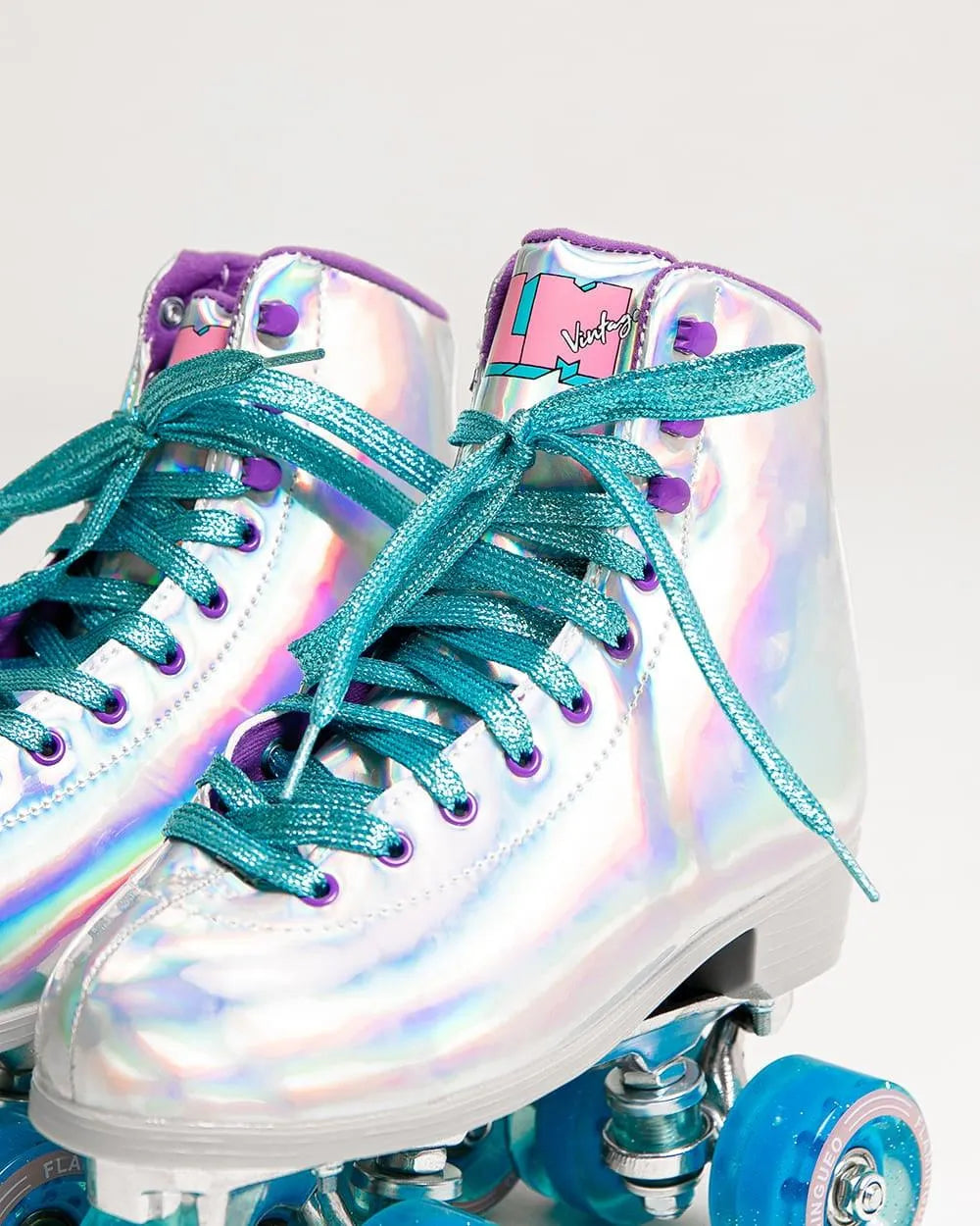 Holographic Roller Skates - BEVERLY