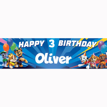 Pat’ Patrouille Birthday Banner
