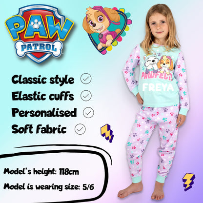 Paw Patrol Personalised Pyjamas - Skye & Everest