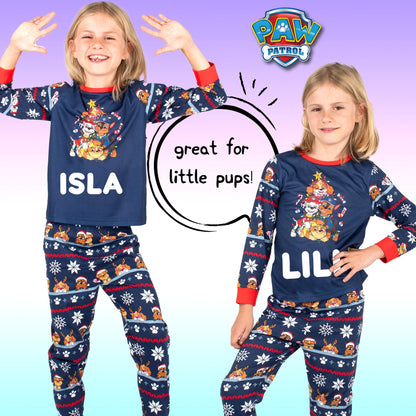 Paw Patrol Personalised Pyjamas - DARK BLUE