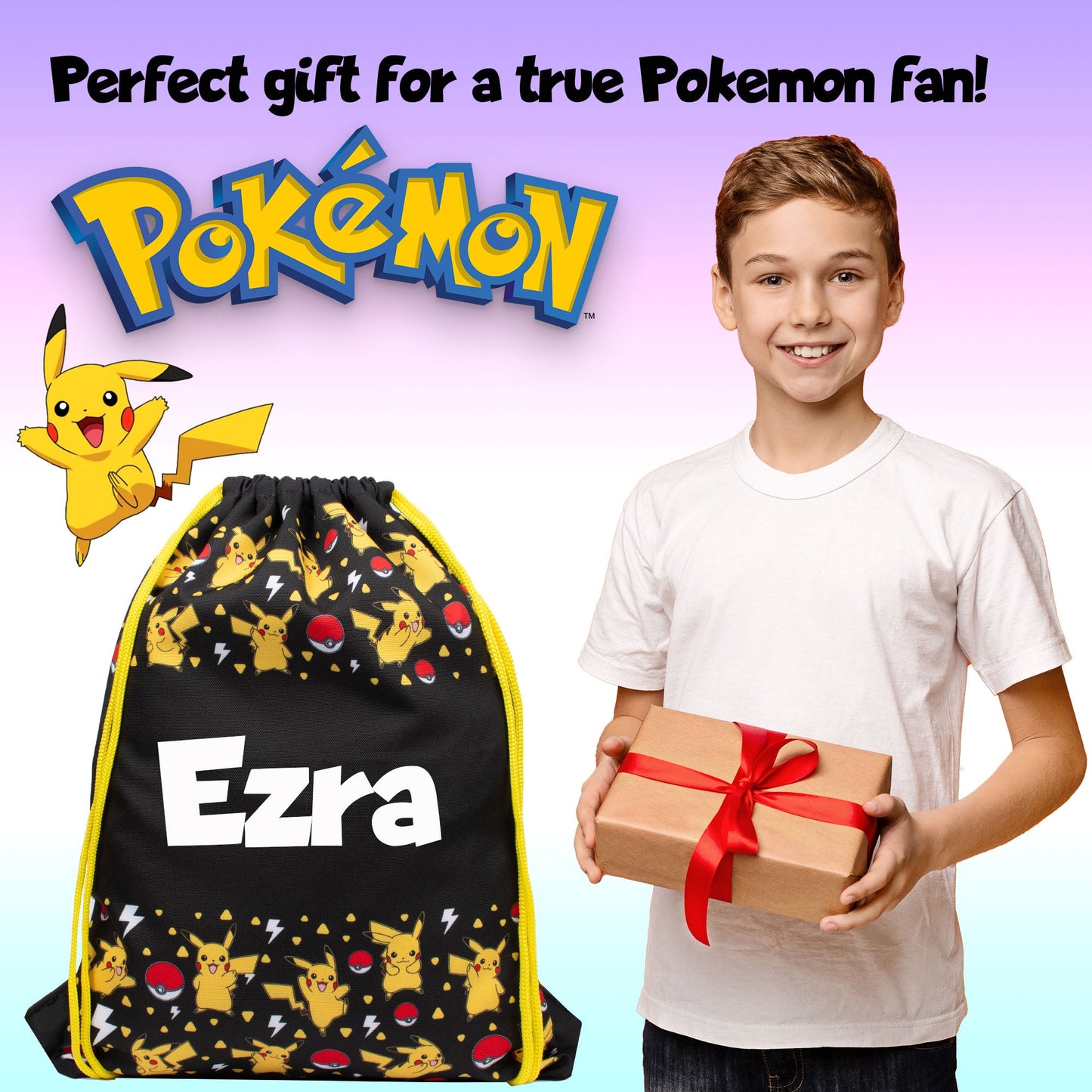 Sac à cordon – Pikachu