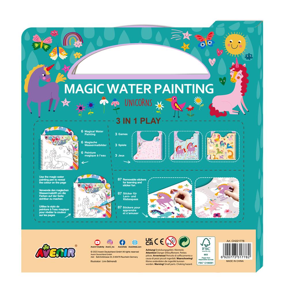Peinture à l'Eau - Licornes