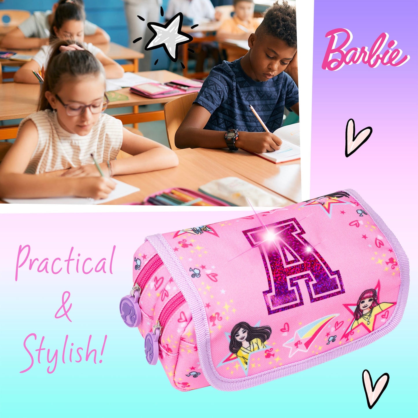 Personalized Pencil Case - Barbie