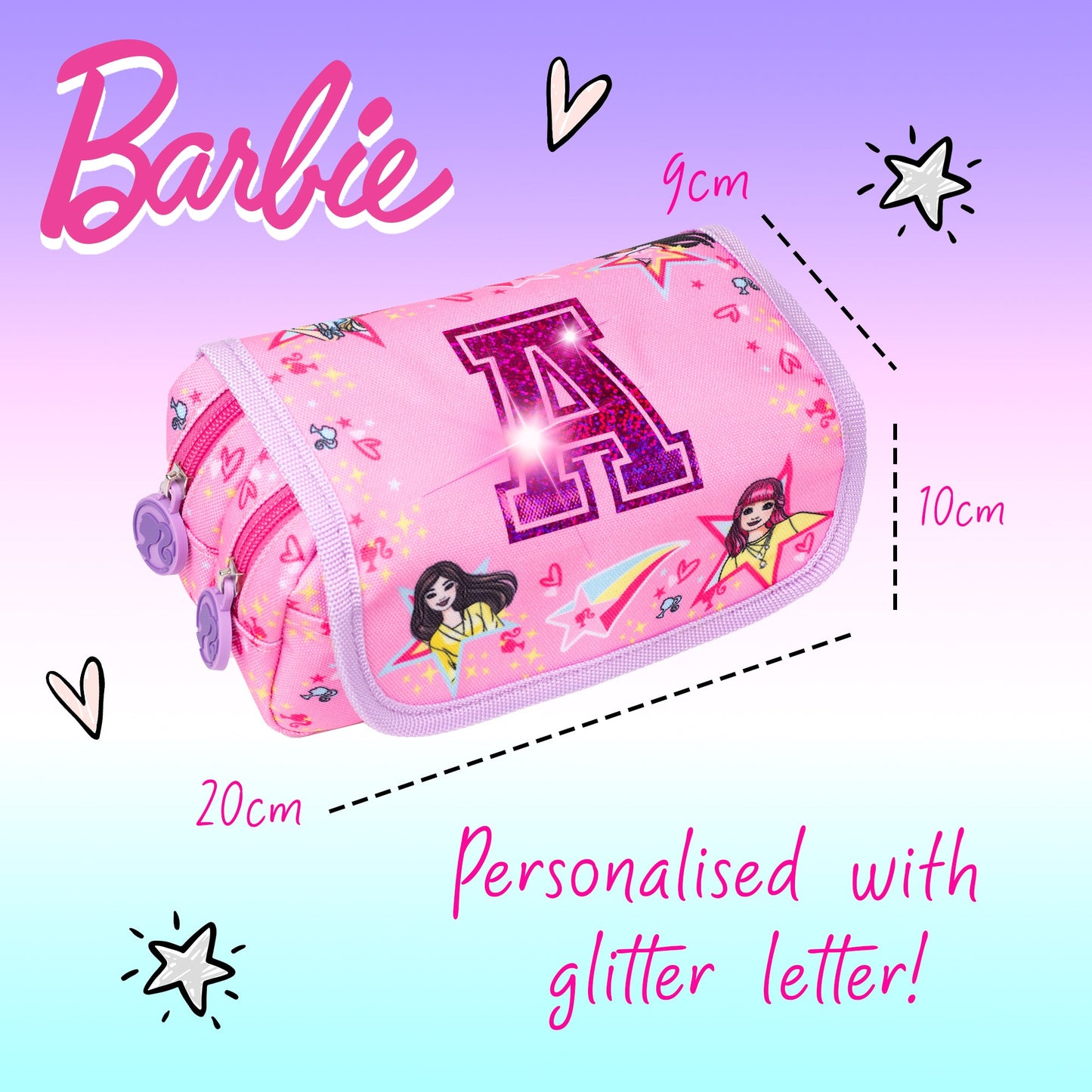 Personalized Pencil Case - Barbie