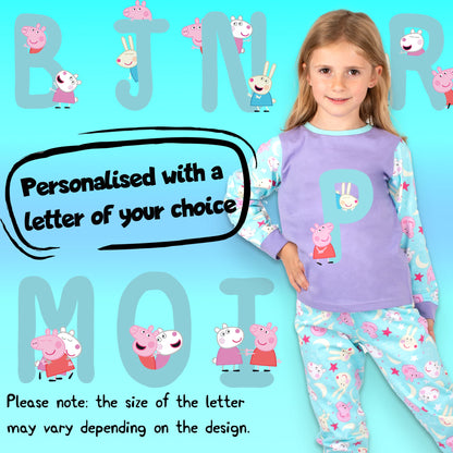 Peppa Pig Personalized Initial Pajamas