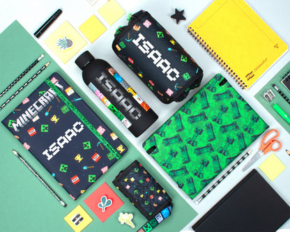 Personalized Minecraft Notebook - Black