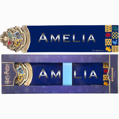 Harry Potter Crest Bookmark Navy bleu