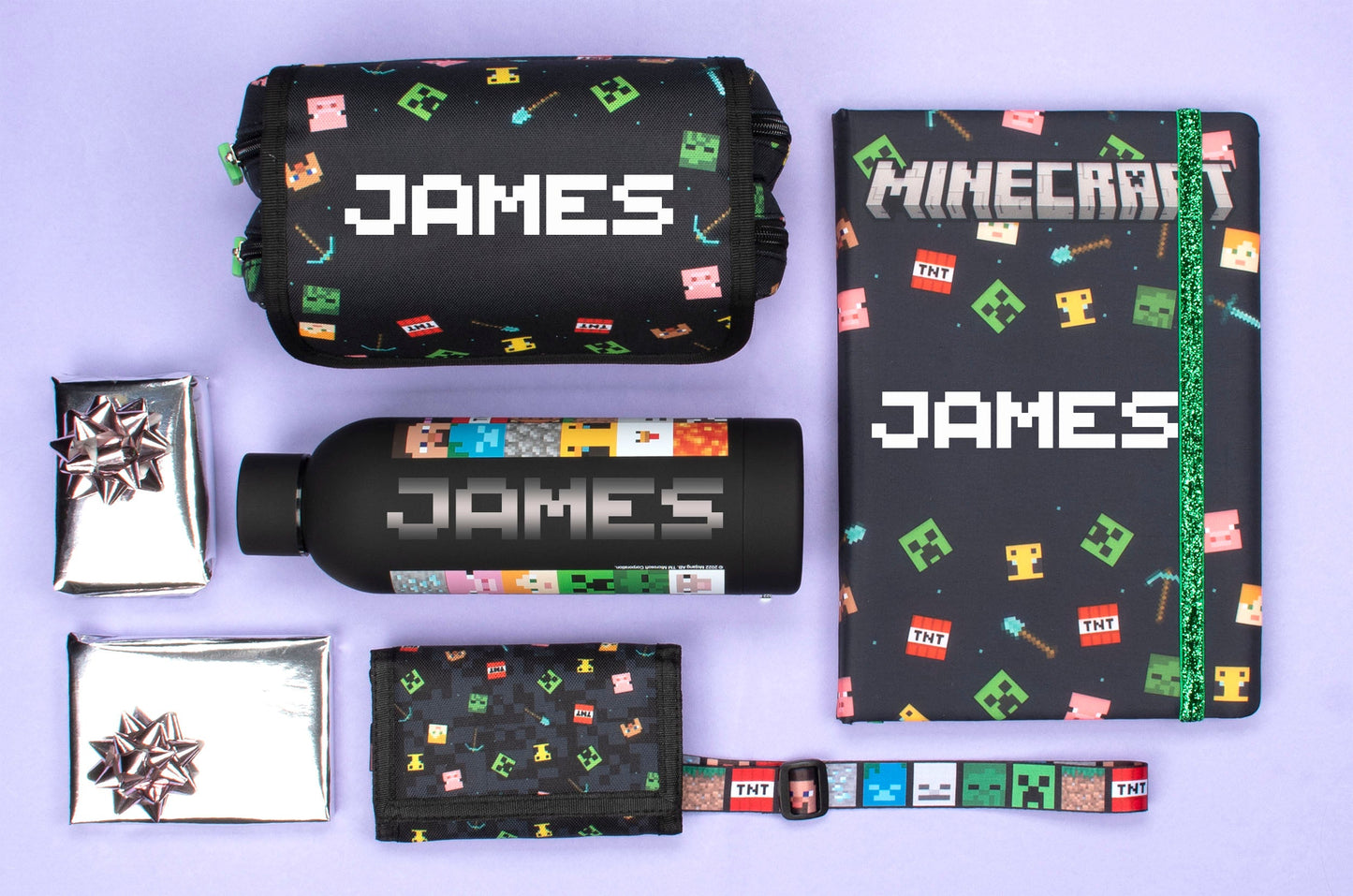 Trousse Personnalisée - Minecraft Noir