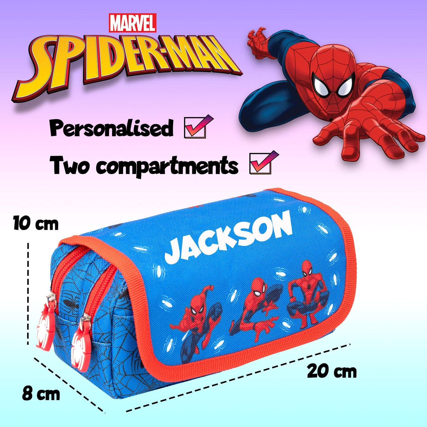 Personalized Pencil Case - Spider-Man