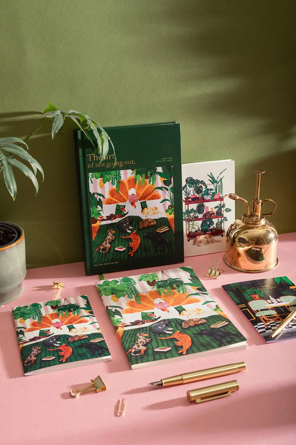 Life with Pets & Plants - Pocket Notebook A6 DUO