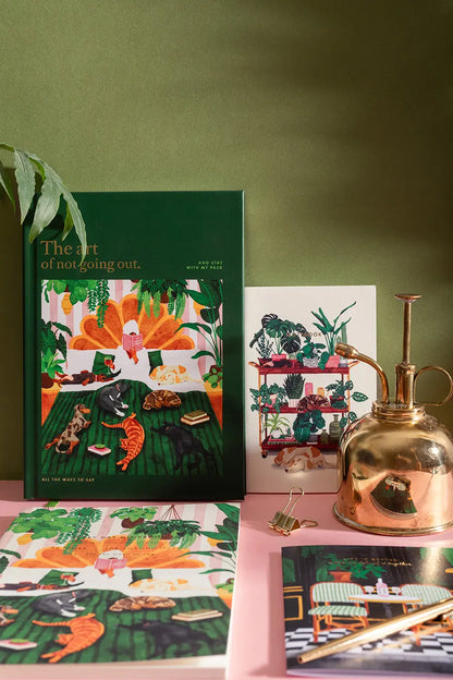 Life With Pets & Plants - A5 Notebook