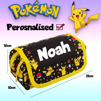 Personalized Pencil Case - Pikachu