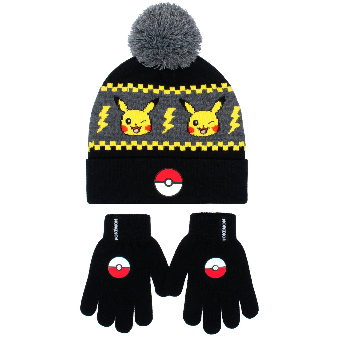 Pikachu Hat & Gloves Set