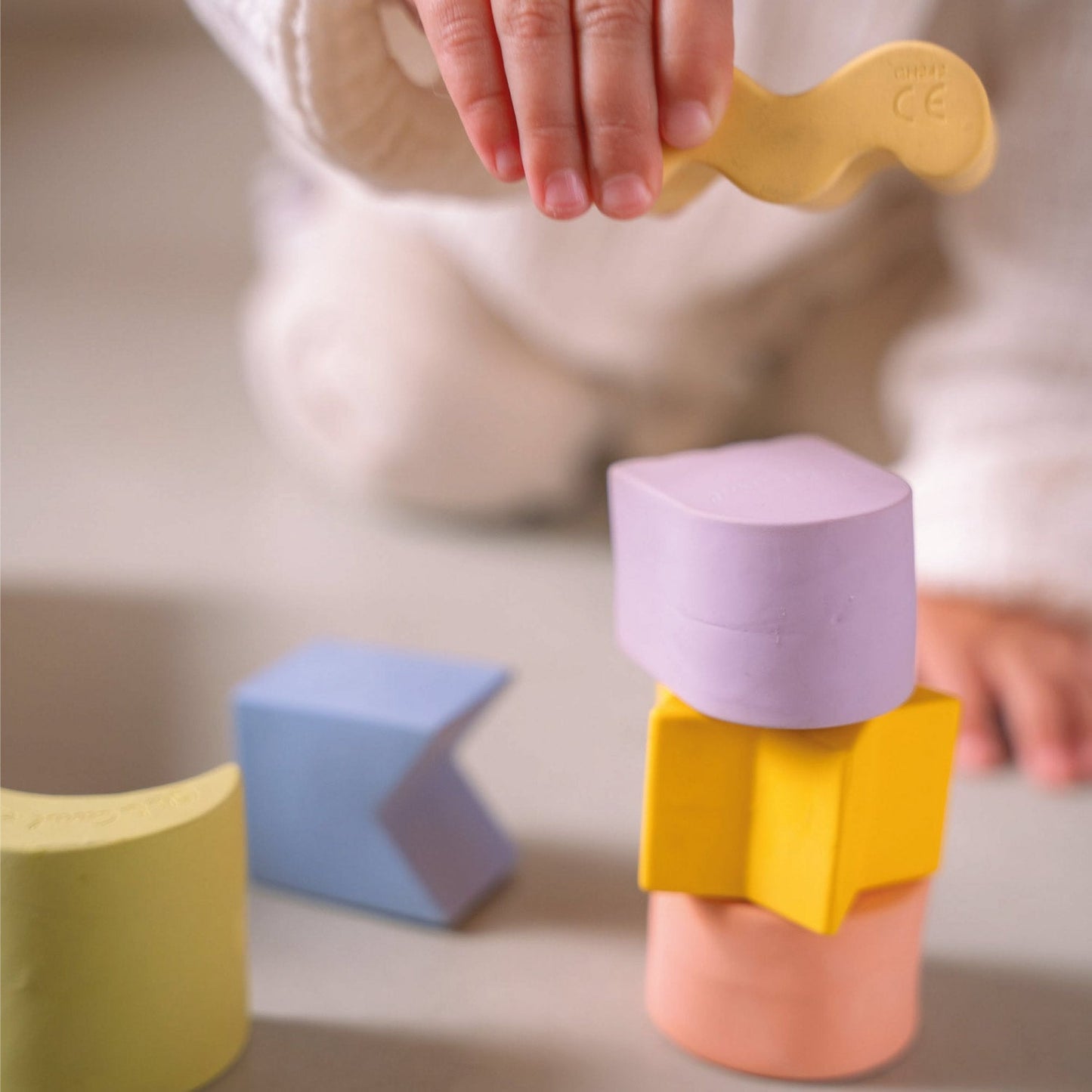 3 Geometric Figures Star Baby Stacking Toy Blocks