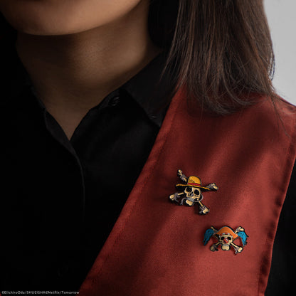 Set of 2 Luffy & Buggy Pins